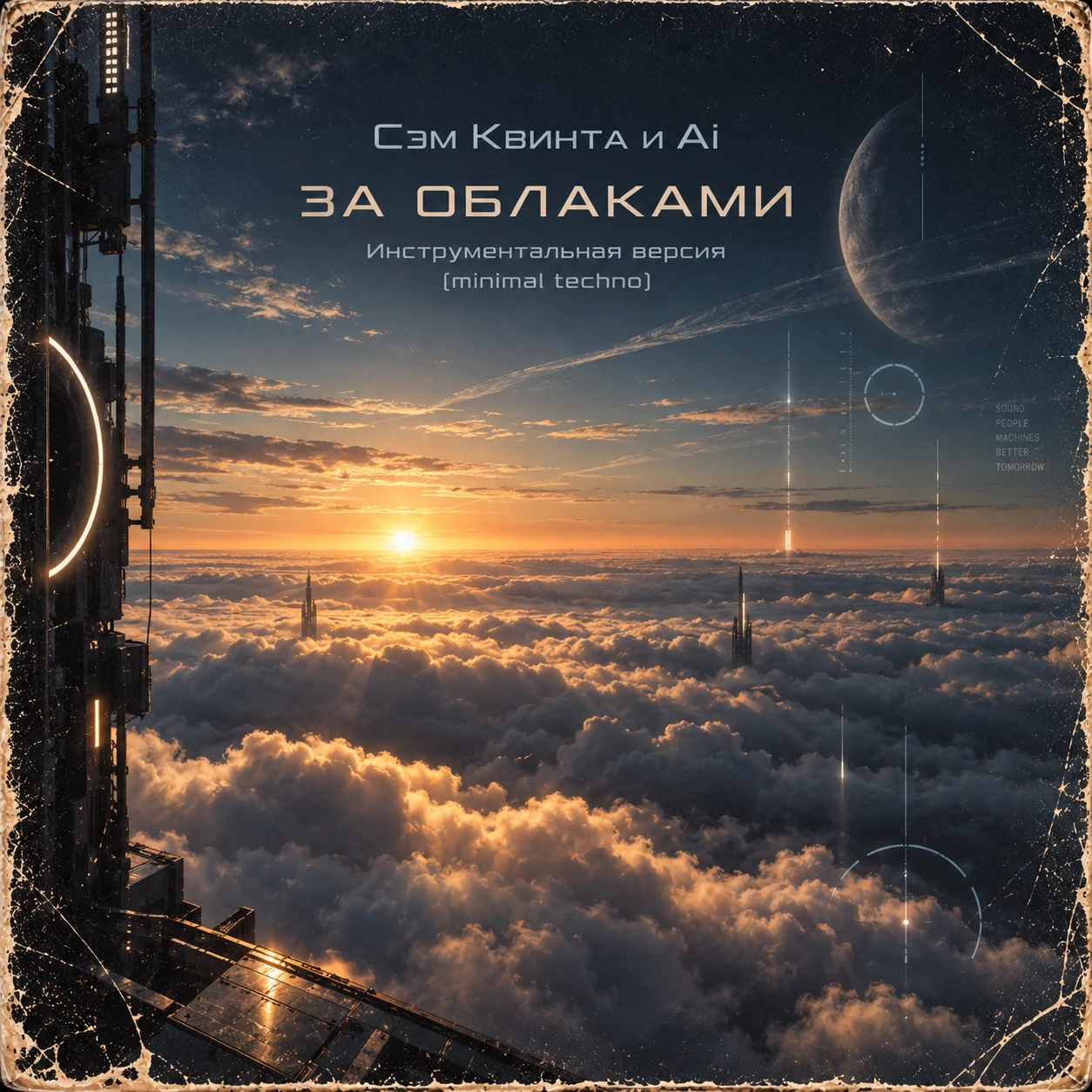 За облаками